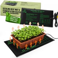 Alfombrilla térmica para semilleros GOLDMAN SERVICE de 20 W, formato 25,4 × 52,7 cm
