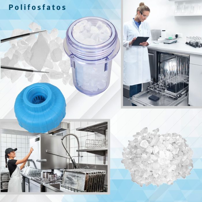 Apertura del vaso para recargar los polifosfatos