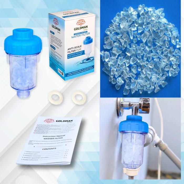 Contenido del filtro antical con juntas e instrucciones