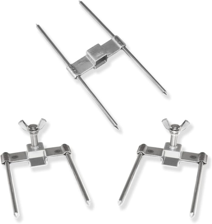 Pinchos rectos para asador de pollos, pack de 10 unidades