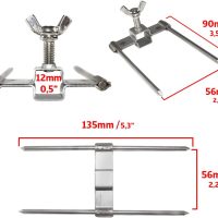 Pinchos rectos para asador de pollos, pack de 3 unidades