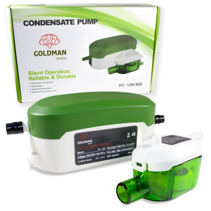Bomba de condensado automática silenciosa para aire acondicionado