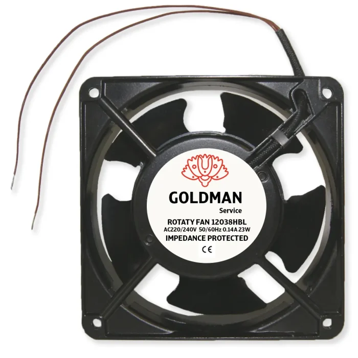Ventilador cassette chimenea silencioso 120 mm