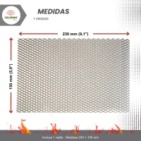 Medidas 230 × 150 mm de la rejilla – 1 unidad