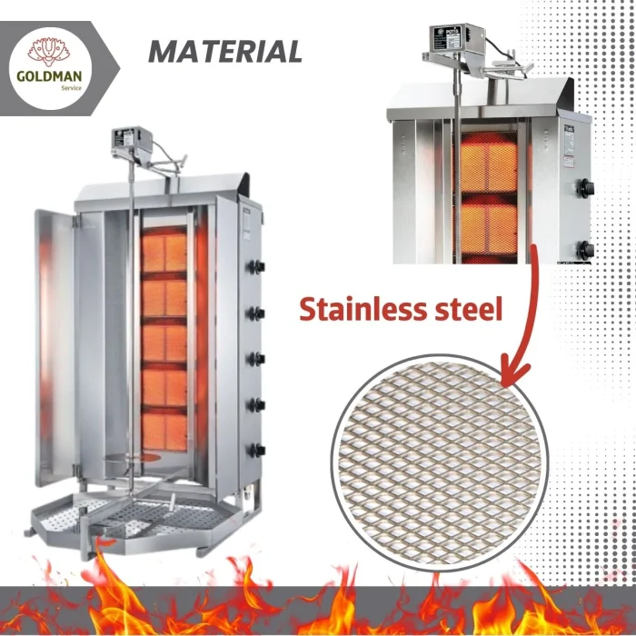 Stainless steel burner grid – pack of 3