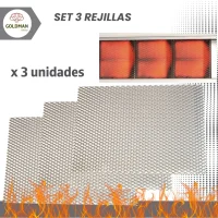 Contenido del paquete de rejillas kebab – pack de 3